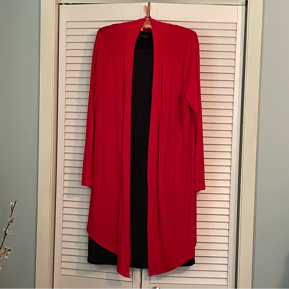 Stunning, Shiela Rose Dress with long Cardigan. XL